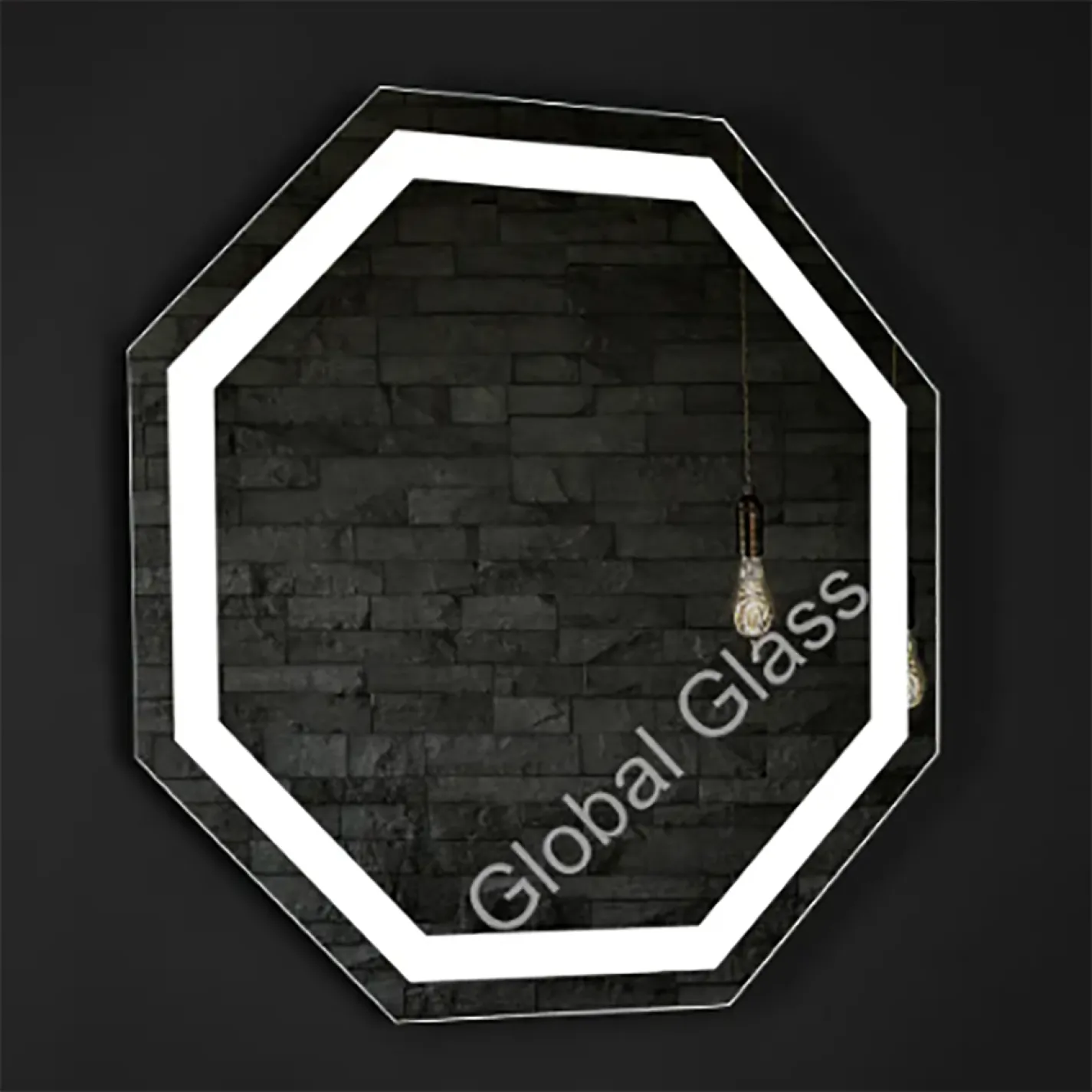 Зеркало Global Glass MR-16 800х800, с LED-подсветкой - Фото 1